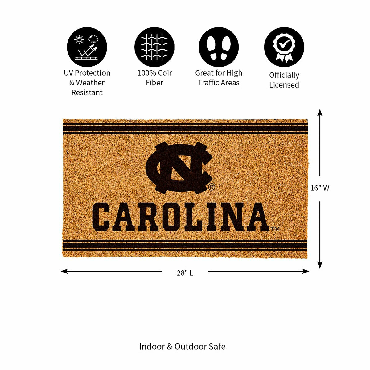Team Sports America Classic - University of North Carolina, Coir Mat 1C