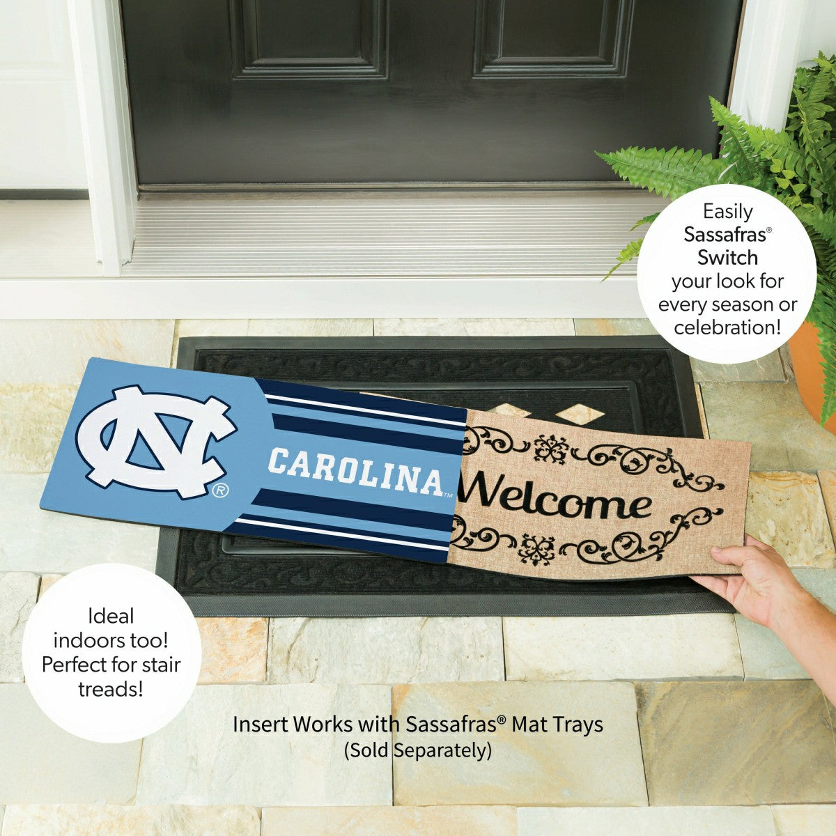 Team Sports America Essential - University of North Carolina Sassafras Switch Mat