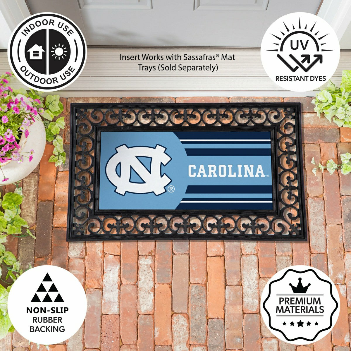 Team Sports America Essential - University of North Carolina Sassafras Switch Mat