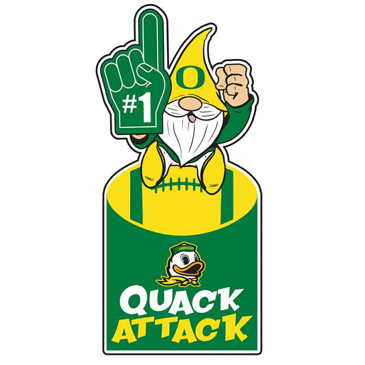 Team Sports America Classic - University of Oregon Gnome Metal Sign 10"L x 30"H