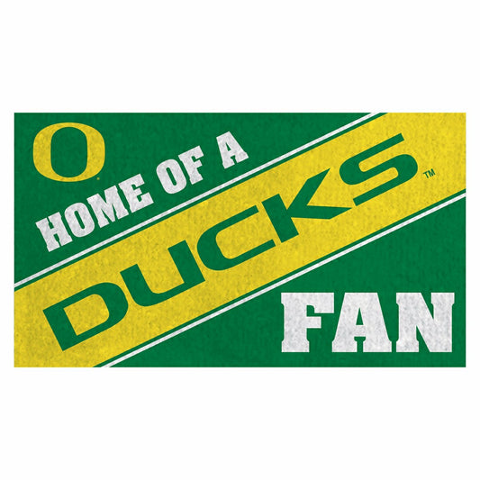 Team Sports America Everyday - University of Oregon, PVC Mat COLOR, Home of a Fan