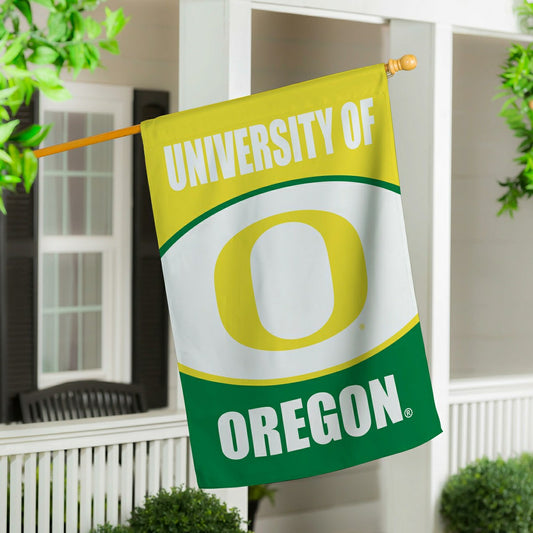 Team Sports America Recommended - University of Oregon Suede House Flag