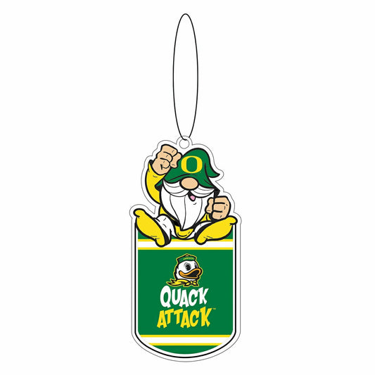 Team Sports America Exclusive - University of Oregon Gift Tag Ornament, Gnome Fan