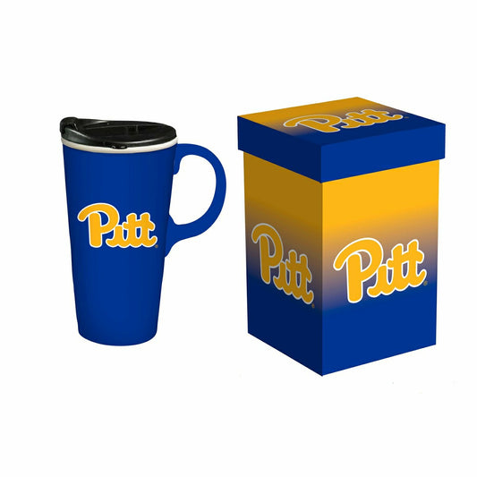 Team Sports America Exclusive - University of Pittsburgh, 17oz Boxed Travel Latte