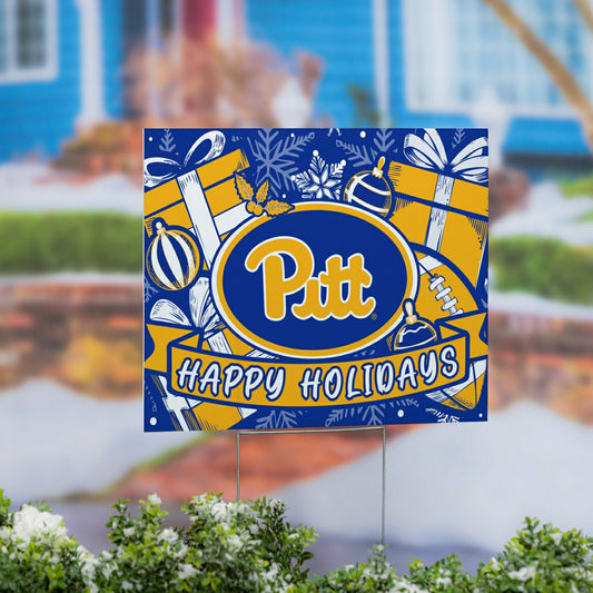 Team Sports America Trending - University of Pittsburgh Yard Sign, Holiday
