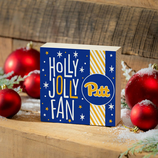 Team Sports America Exclusive - University of Pittsburgh Block, Holiday, 6x6