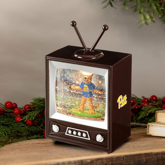 Team Sports America Classic - University of Pittsburgh Vintage TV Water Lantern