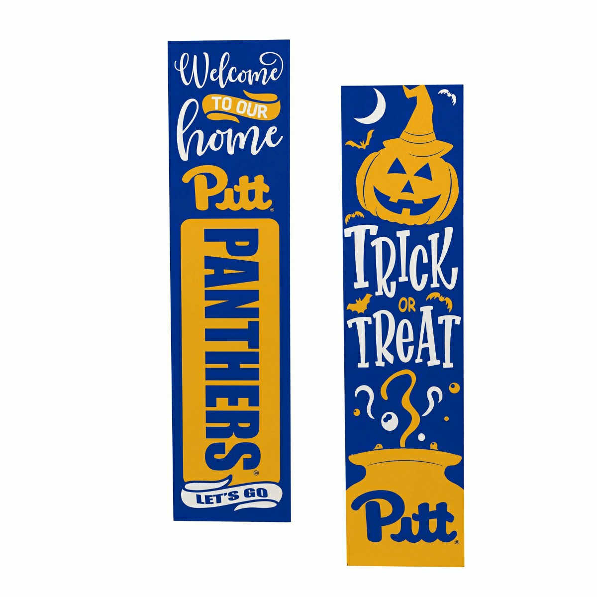 Team Sports America Trending - 47" Double Sided Leaner, University of Pittsburgh, Halloween