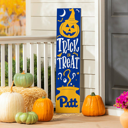 Team Sports America Trending - 47" Double Sided Leaner, University of Pittsburgh, Halloween