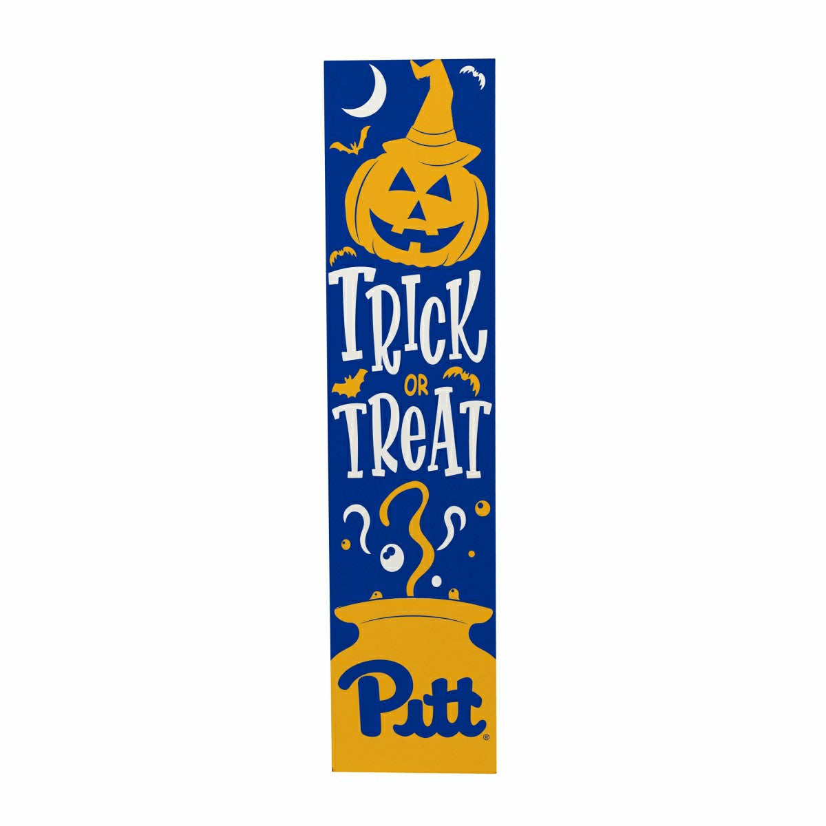 Team Sports America Trending - 47" Double Sided Leaner, University of Pittsburgh, Halloween