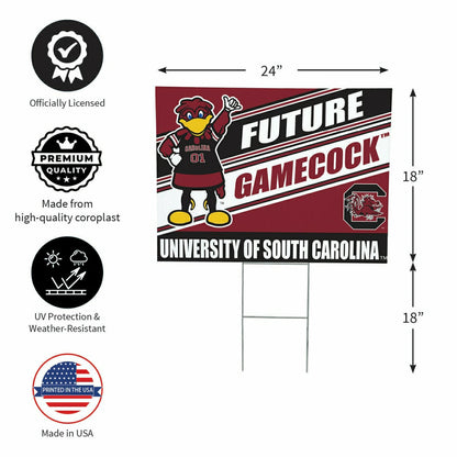 Team Sports America Signature - University of South Carolina Coroplast Yard Sign, Future Student
