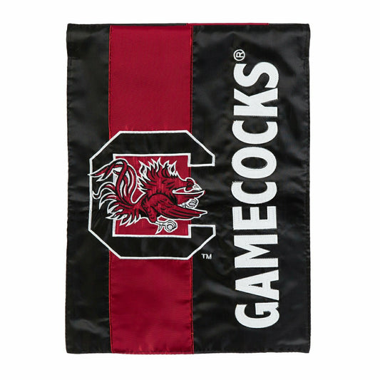 Team Sports America Everyday - University of South Carolina Mixed-Material Embellished Appliqué Garden Flag
