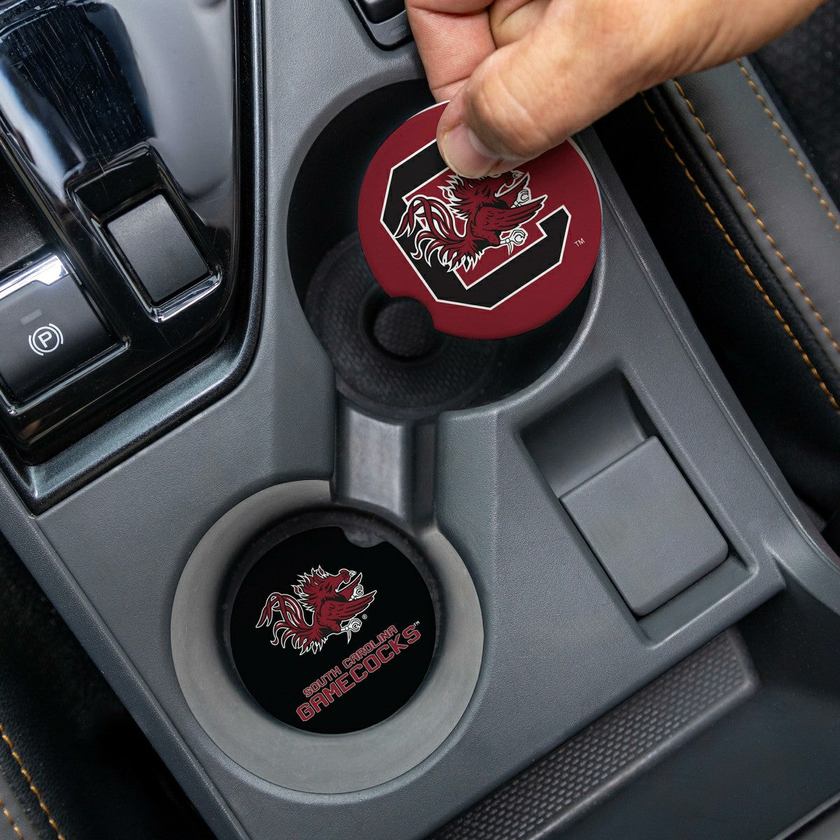 Team Sports America Trending - University of South Carolina Car Coaster Set, 2pc