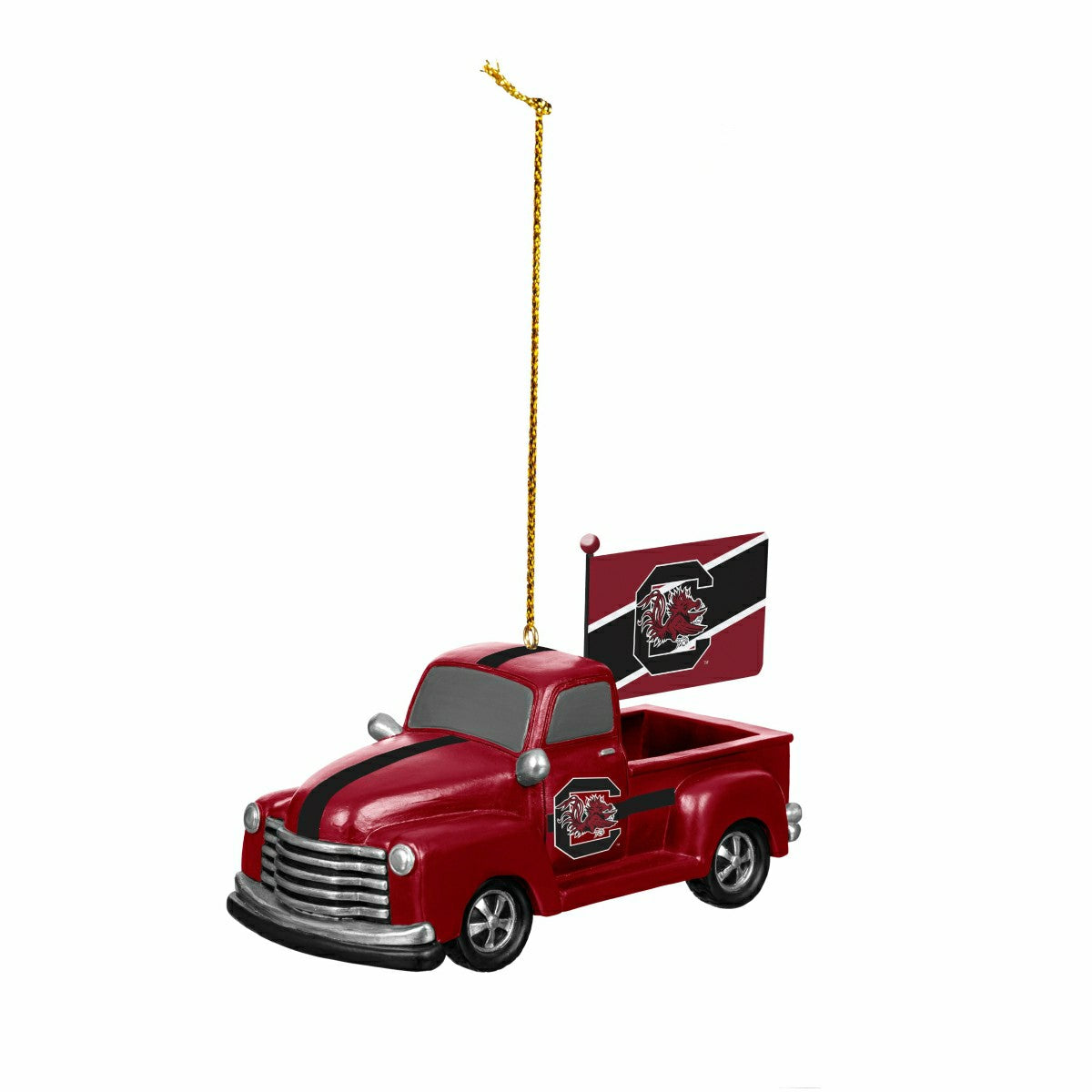 Team Sports America Essential - University of South Carolina Rally Truck Ornament, Set of 2