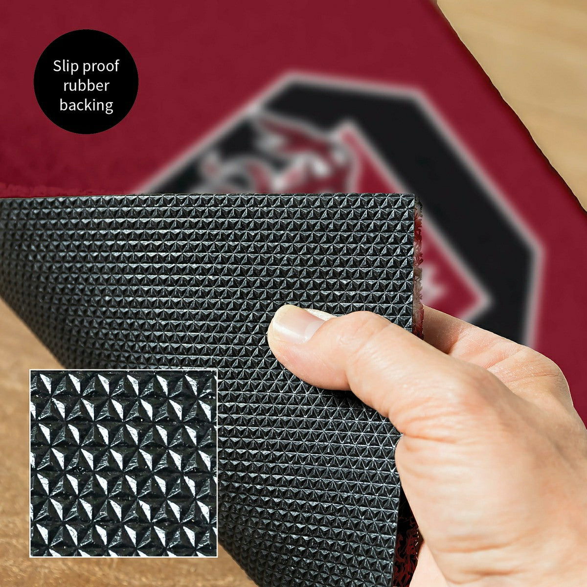 Team Sports America Signature - Full Color PVC Mat, 16" x 28", University of South Carolina