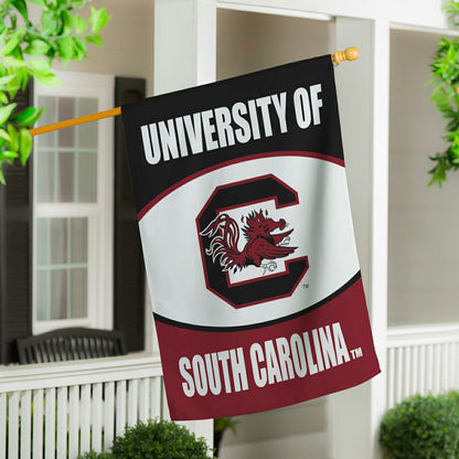 Team Sports America Exclusive - University of South Carolina Suede House Flag