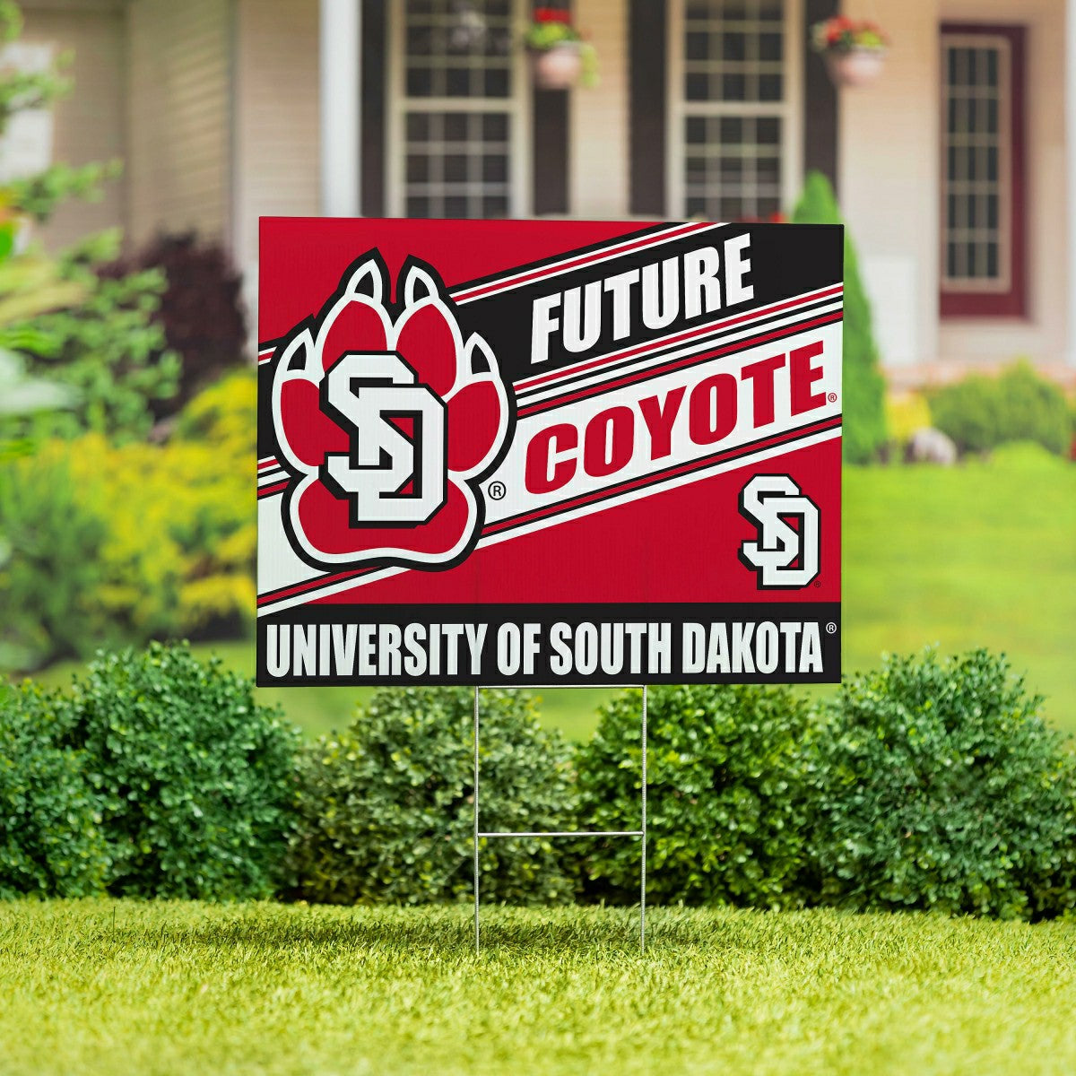 Team Sports America Signature - University of South Dakota Coroplast Yard Sign, Future Student