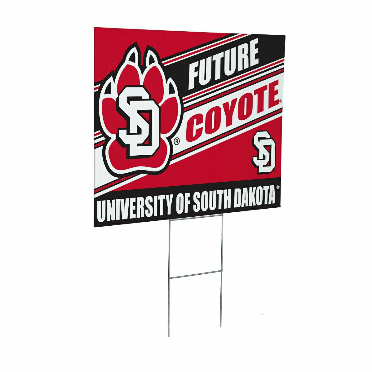 Team Sports America Signature - University of South Dakota Coroplast Yard Sign, Future Student