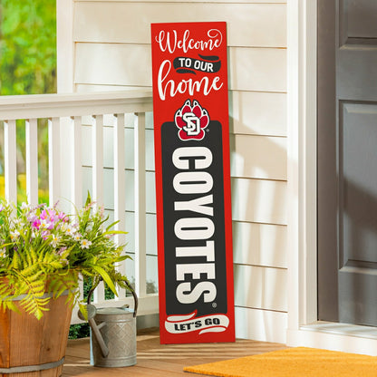 Team Sports America Best Seller - 47" Double Sided Leaner, University of South Dakota, Halloween