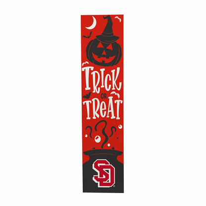 Team Sports America Best Seller - 47" Double Sided Leaner, University of South Dakota, Halloween