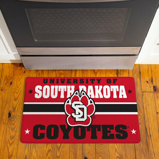 Team Sports America Classic - University of South Dakota Anti-Fatigue Mat, 18"x30"