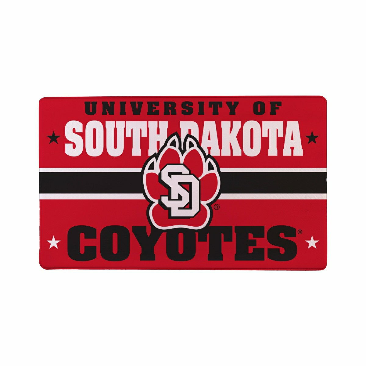 Team Sports America Classic - University of South Dakota Anti-Fatigue Mat, 18"x30"