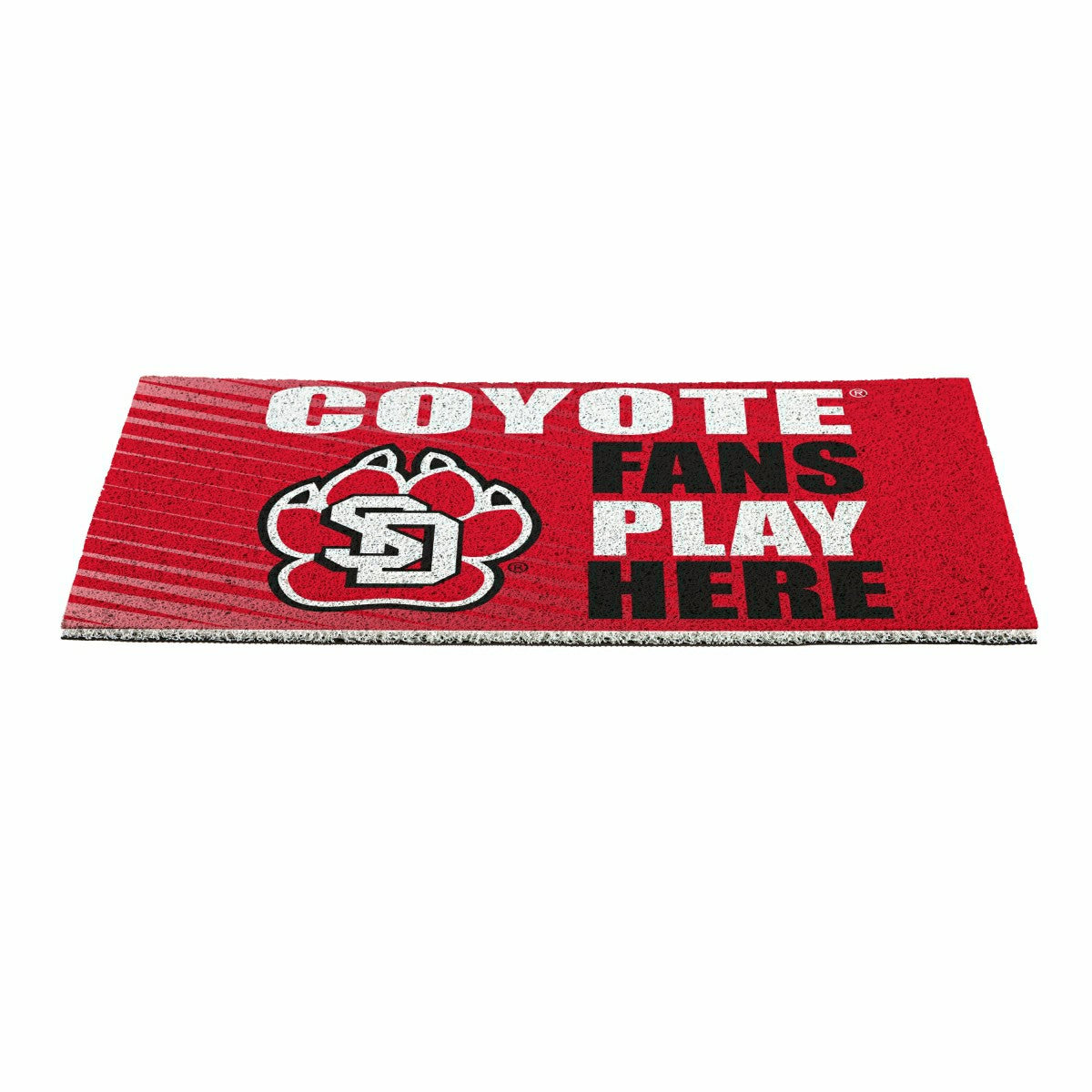 Team Sports America Best Seller - University of South Dakota Fan Mat, 28"x16"