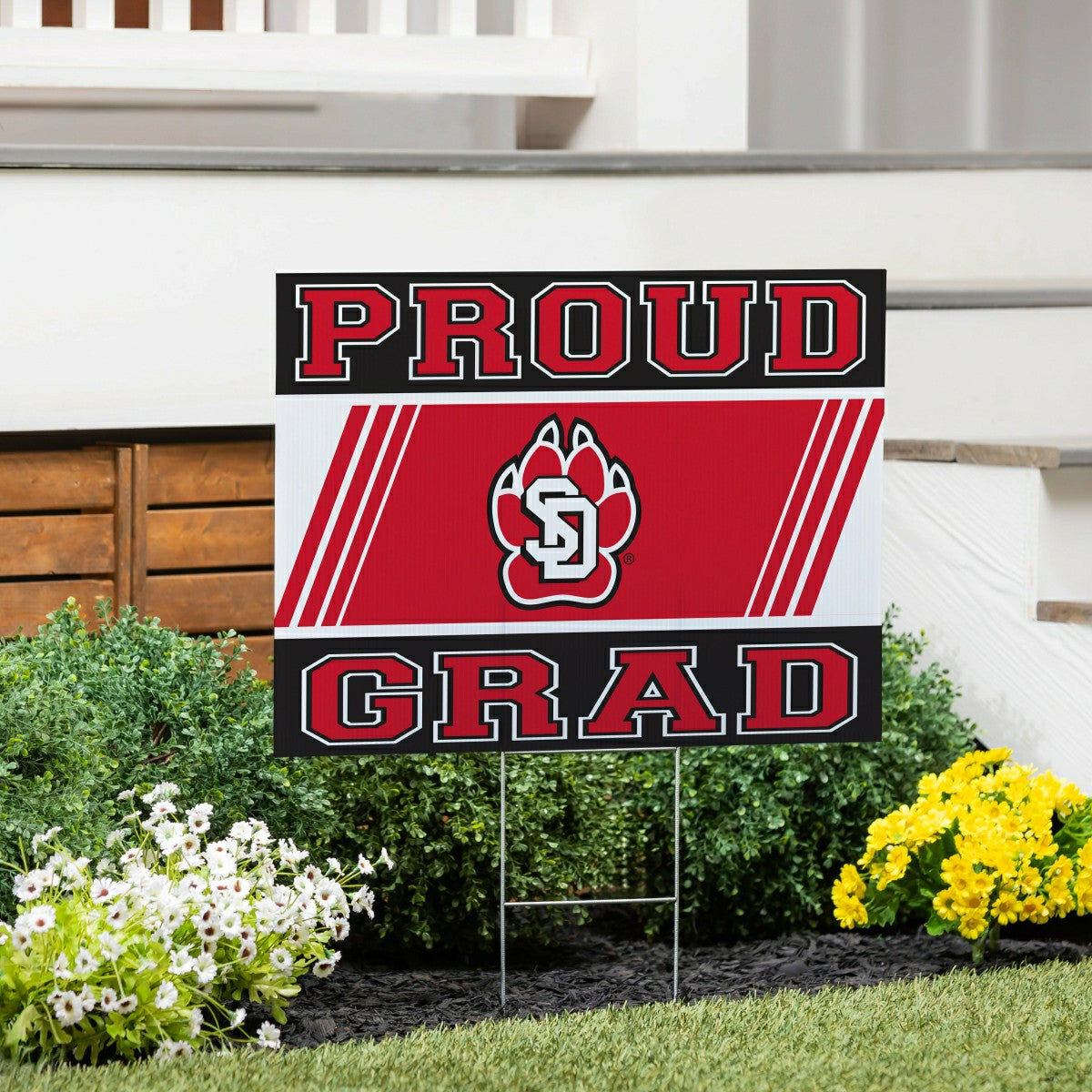 Team Sports America Exclusive - University of South Dakota Coroplast Yard Sign Graduate