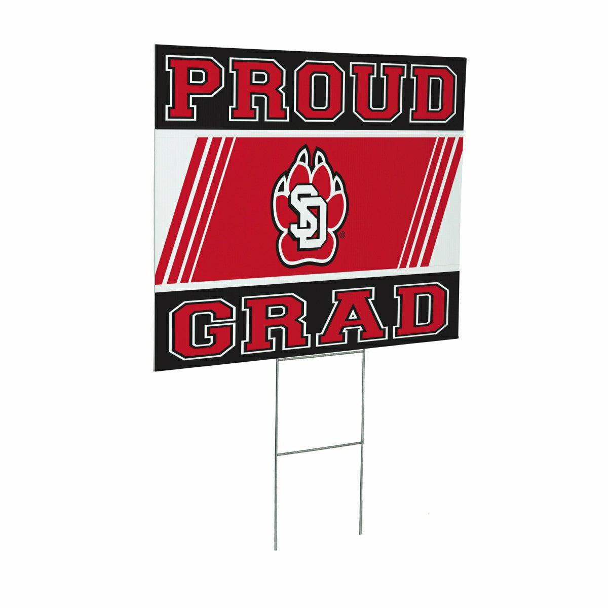 Team Sports America Exclusive - University of South Dakota Coroplast Yard Sign Graduate