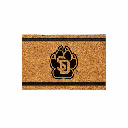 Team Sports America Best Seller - University of South Dakota Large One Color Coir Mat, 36"x24"