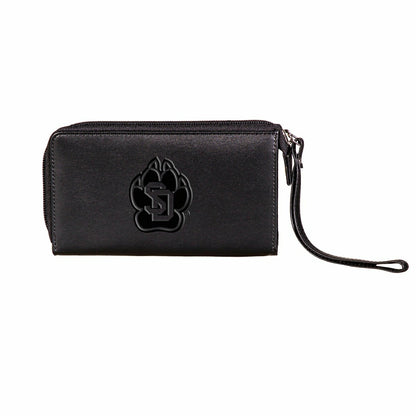 Team Sports America Trending - Wristlet Wallet, Black, University of South Dakota