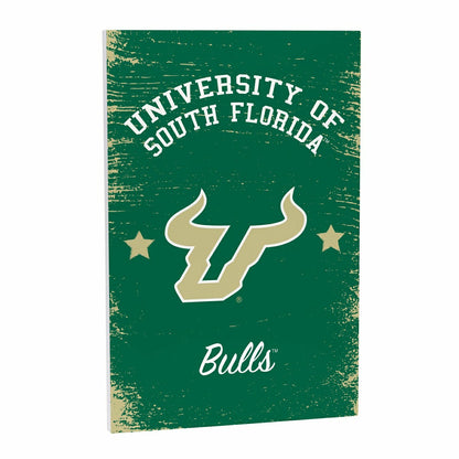 Team Sports America Classic - University of South Florida Wood Wall Sign, 16x24