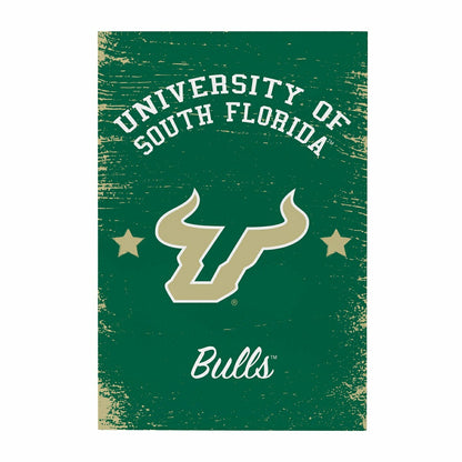 Team Sports America Classic - University of South Florida Wood Wall Sign, 16x24
