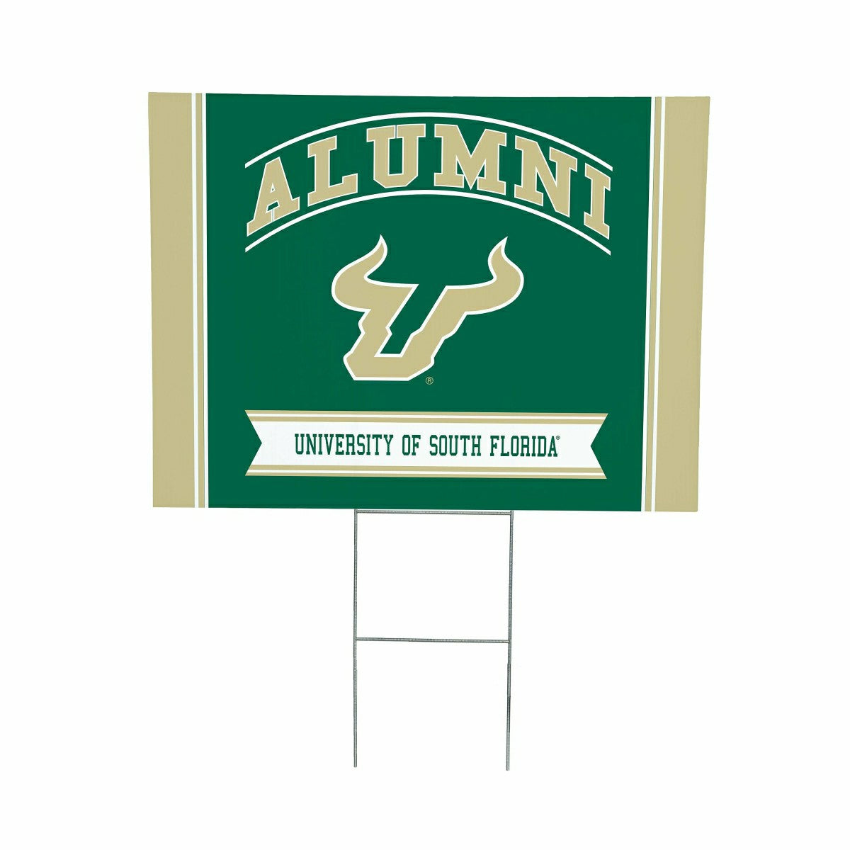 Team Sports America Essential - University of South Florida Coroplast Yard Sign Alumni