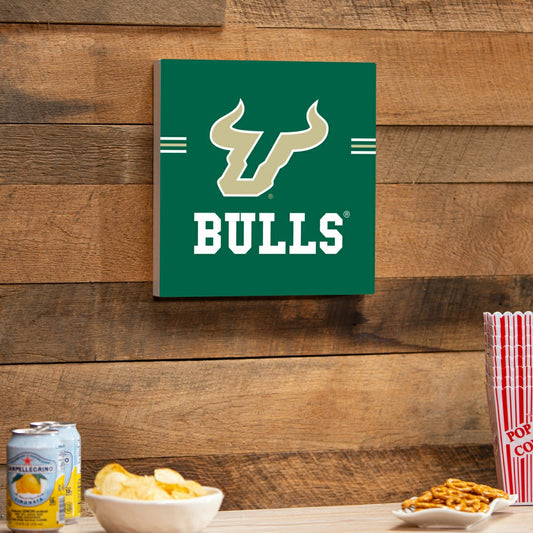 Team Sports America Best Seller - University of South Florida Wood Wall Sign, 12x12