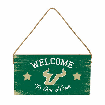 Team Sports America Recommended - University of South Florida Wood Wall Sign, 6x11