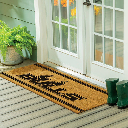 Team Sports America Exclusive - University of South Florida Extra Large One Color Coir Mat, 60"x24"