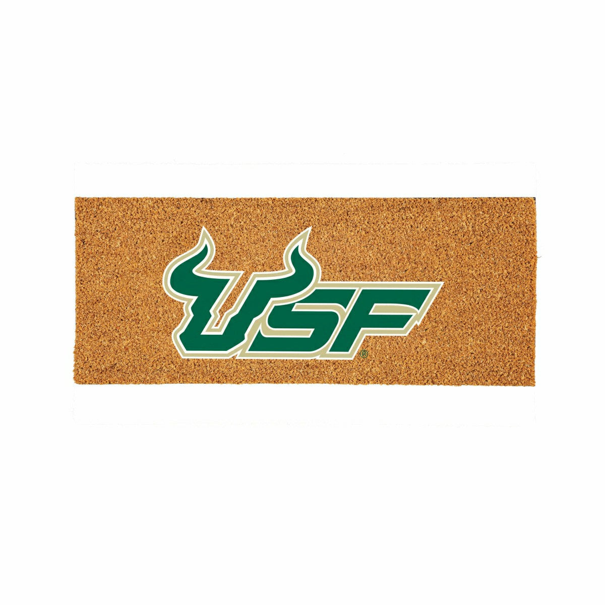 Team Sports America Signature - University of South Florida Extra Large Full Color Coir Mat, 60"x24"