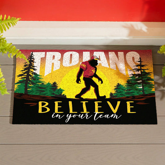 Team Sports America Signature - University of Southern California Bigfoot PVC Mat, 28"x16"