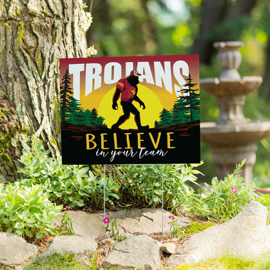 Team Sports America Classic - University of Southern California Yard Sign, Bigfoot