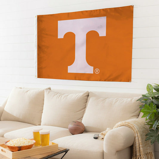 Team Sports America Best Seller - University of Tennessee Single Sided Estate Flag with 2 Grommets, 3'x5