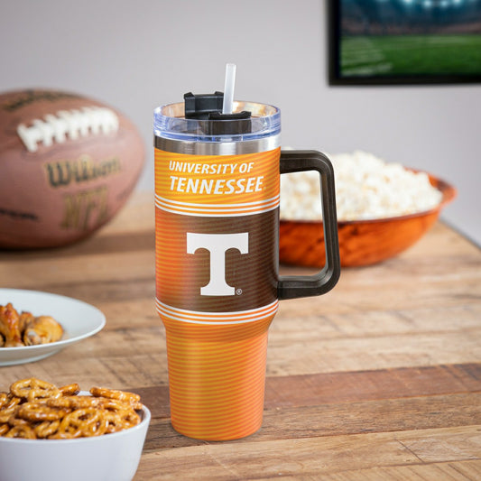 Team Sports America Everyday - 40oz Stainless Steel Canyon Cup w/ Straw, University of Tennessee
