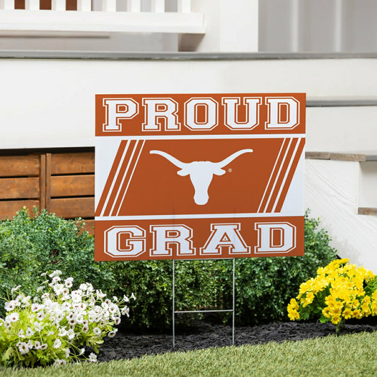 Team Sports America Trending - University of Texas Coroplast Yard Sign Graduate