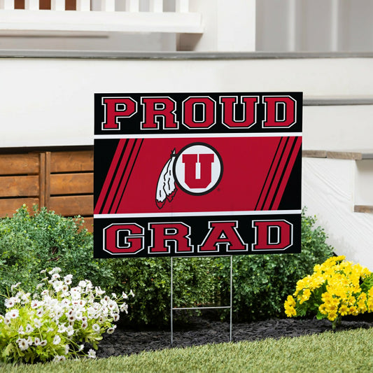 Team Sports America Value - University of Utah Coroplast Yard Sign Graduate