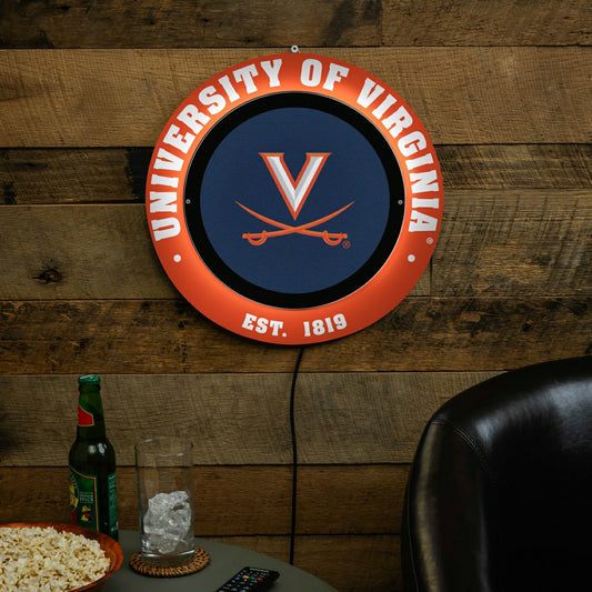 Team Sports America Essential - University of Virginia, Metal Lite, Round