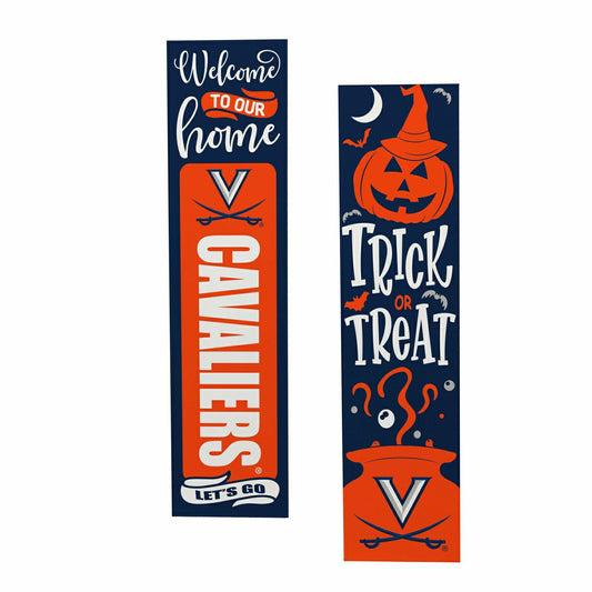Team Sports America Everyday - 47" Double Sided Leaner, University of Virginia, Halloween