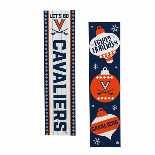 Team Sports America Value - 47" Double Sided Leaner, University of Virginia, Christmas
