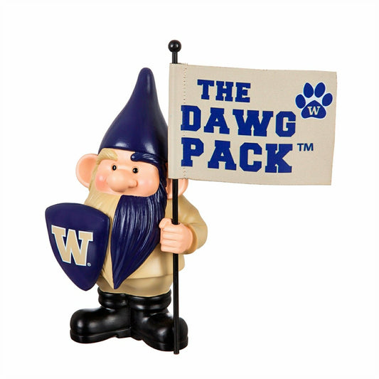 Team Sports America Everyday - University of Washington, Flag Holder Gnome