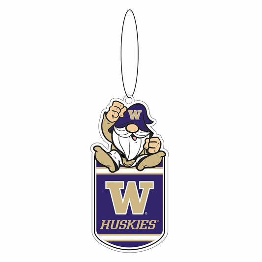 Team Sports America Exclusive - University of Washington Gift Tag Ornament, Gnome Fan