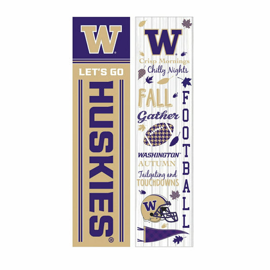 Team Sports America Classic - Universitiy of Washington 46" Double Sided Leaner, Fall Seasonal